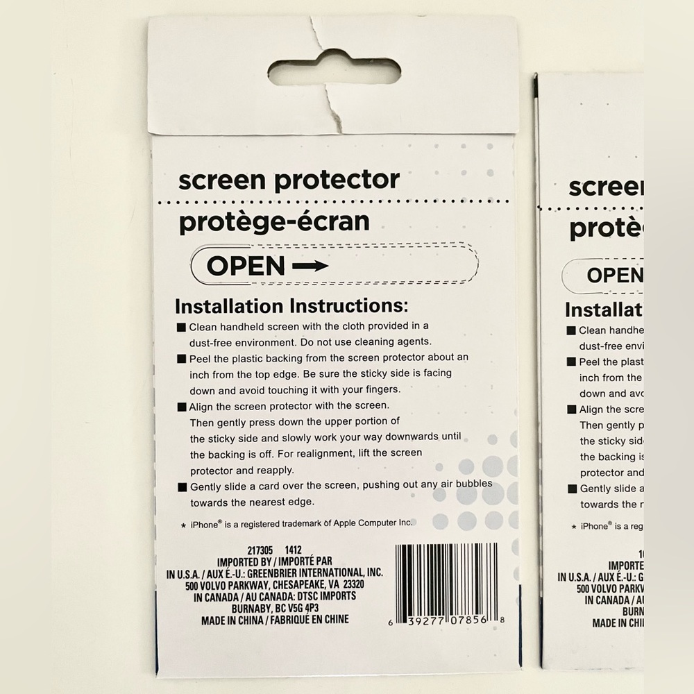 Clear Screen Protector Pack for iPhone 5 / 5S / 5C - Pack of 4 - Picture 5 of 7